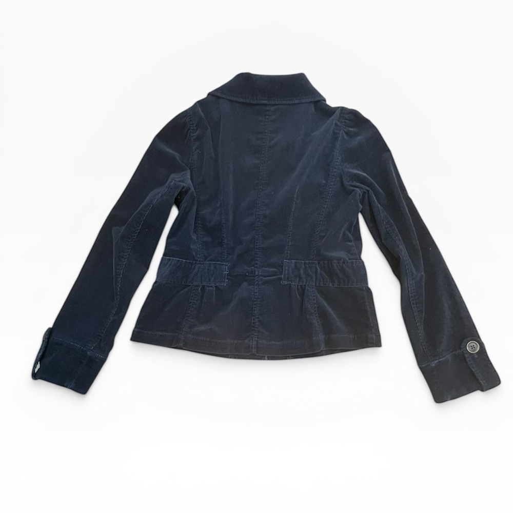 LOFT Navy Corduroy Tailored Blazer size: 8 - Picture 3 of 10